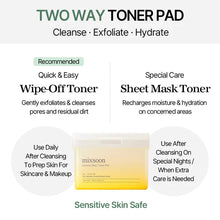 Load image into Gallery viewer, mixsoon Bean Toner Pad 120EA