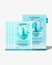 Load image into Gallery viewer, Numbuzin No.1 Pantothenic B5 Hyaluronic Active Clear Mask 4EA