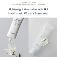 Load image into Gallery viewer, Heimish Moringa Ceramide Hyaluronic Hydrating Watery Sunscreen 50ml