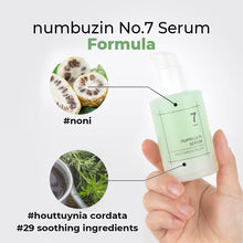 Load image into Gallery viewer, Numbuzin No.7 Mild Green Soothing Serum 50ml