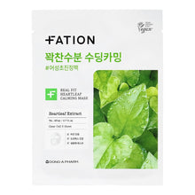 Load image into Gallery viewer, FATION Real Fit Heartleaf Calming Mask 5EA