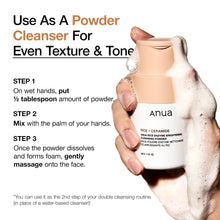 Load image into Gallery viewer, Anua Rice Enzyme Brightening Cleansing Powder 40g