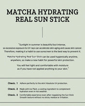Load image into Gallery viewer, B_LAB Matcha Hydrating Real Sun Stick 21g