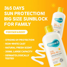 Load image into Gallery viewer, Derma:B Everyday Sun Block 200ml