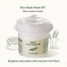 Load image into Gallery viewer, Skinfood Rice Wash Off Mask 100g - Exp: 23.03.2024
