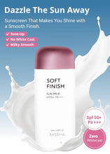 Load image into Gallery viewer, Missha Soft Finish Sun Milk SPF50+/PA+++ 70ml