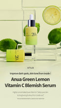 Load image into Gallery viewer, Anua Green Lemon Vitamin C Blemish Serum 20ml