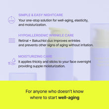 Load image into Gallery viewer, By Wishtrend Vitamin A-mazing Bakuchiol Night Cream 30ml