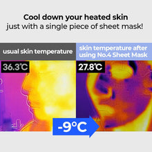 Load image into Gallery viewer, Numbuzin No.4 Icy Soothing Sheet Mask 4EA