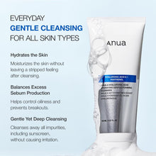 Load image into Gallery viewer, Anua 8 Hyaluronic Acid Hydrating Gentle Foaming Cleanser 150ml