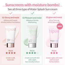 Load image into Gallery viewer, Espoir Water Splash Cica Tone Up Sun Cream SPF50+PA++++ 60ml
