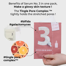 Load image into Gallery viewer, Numbuzin No.3 Tingle-Pore Softening Sheet Mask 4EA