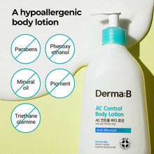 Load image into Gallery viewer, Derma:B AC Control Body Lotion 400ml