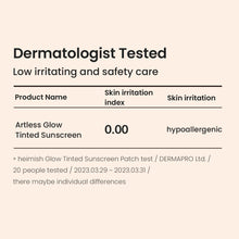 Load image into Gallery viewer, Heimish Artless Glow Tinted Sunscreen Shine Beige SPF50+ PA+++ 40ml