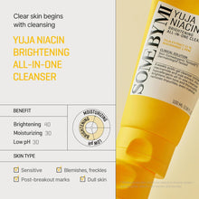 Load image into Gallery viewer, SOME BY MI Yuja Naiacine Brightening All-In-One Cleanser 100ml