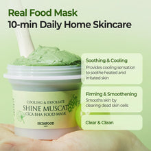 Load image into Gallery viewer, Skinfood Shine Muscat Cica BHA Food Mask 120g