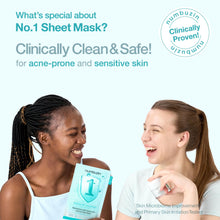 Load image into Gallery viewer, Numbuzin No.1 Pantothenic B5 Hyaluronic Active Clear Mask 4EA