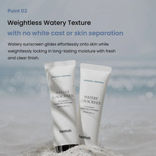 Load image into Gallery viewer, Heimish Moringa Ceramide Hyaluronic Hydrating Watery Sunscreen 50ml