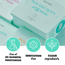 Load image into Gallery viewer, DEWYTREE Pick and Quick Calming Full Mask 30EA