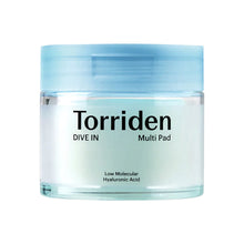 Load image into Gallery viewer, Torriden DIVE-IN Low Molecule Hyaluronic acid Multi Pad 80EA