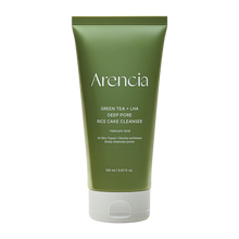 Load image into Gallery viewer, Arencia Green Tea + LHA Deep Pore Rice Cake Cleanser 150ml