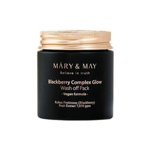Load image into Gallery viewer, Mary&May Blackberry Complex Glow Washoff Pack 125g