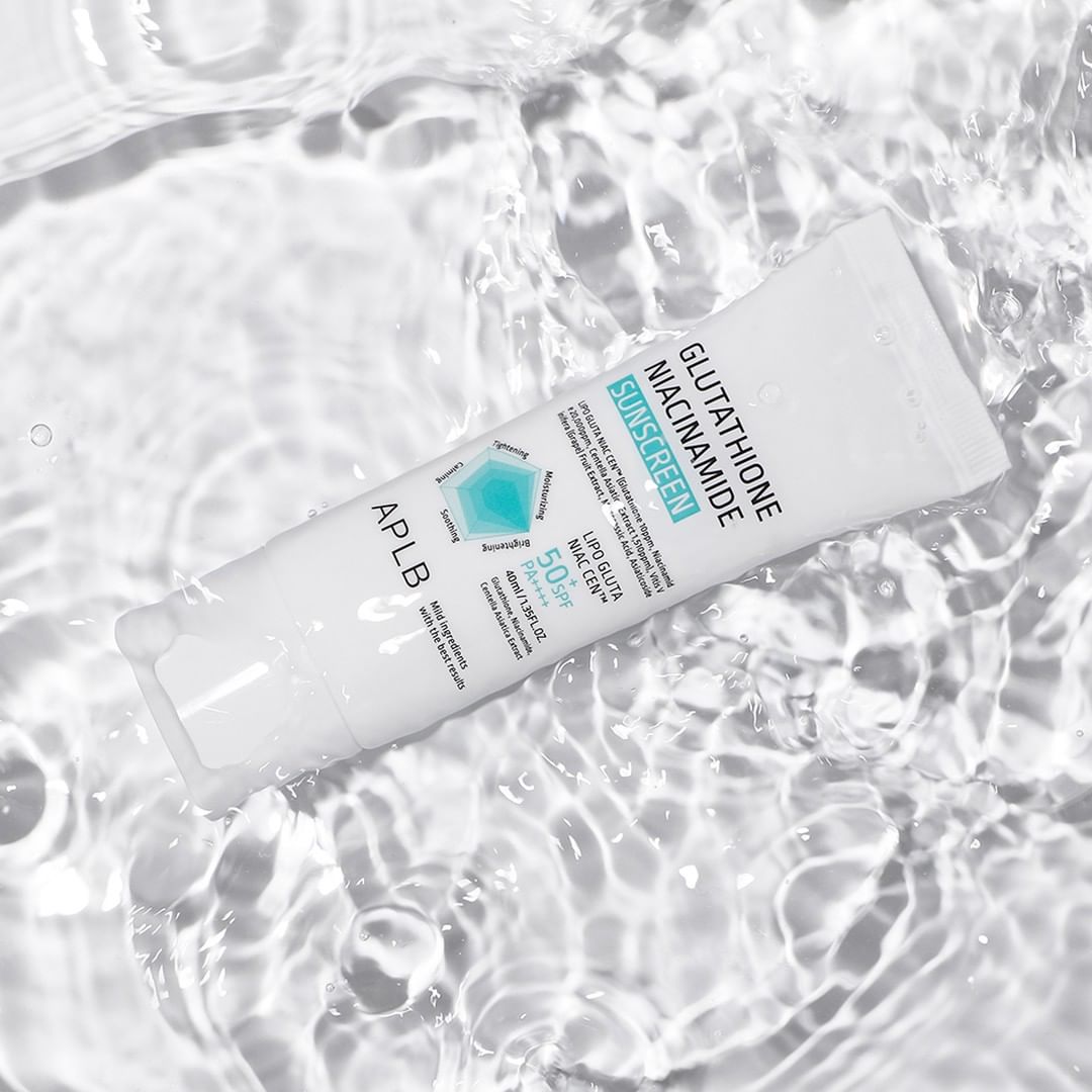 aplb glutathione niacinamide sunscreen review APLB Glutathione Niacinamide Sunscreen 40ml