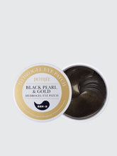 Load image into Gallery viewer, Petitfee Black Pearl & Gold Hydrogel Eye Patch 60EA
