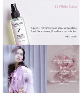 W.DRESSROOM Dress & Living Clear Perfume No.11 White Soap 70ml