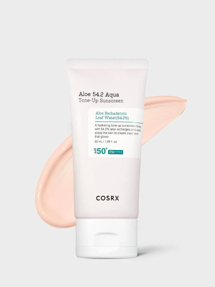 [1+1] Cosrx Aloe 54.2 Aqua Tone-up Sunscreen SPF 50+ PA++++ 50ml