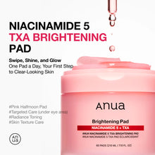 Load image into Gallery viewer, Anua Niacinamide 5 TXA Brightening Pad 60EA