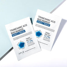 Load image into Gallery viewer, APLB Tranexamic Acid Niacinamide Sheet Mask 10EA