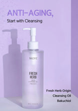 Load image into Gallery viewer, Nacific Fresh Herb Origin Cleansing Oil Bakuchiol 300ml