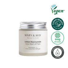 Load image into Gallery viewer, Mary&May Lemon Niacinamide Glow Wash Off Pack 125g