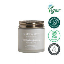 Load image into Gallery viewer, Mary&May CICA Tea Tree Soothing Wash Off Pack 125g
