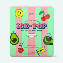 Load image into Gallery viewer, KOELF Cherry & Avocado ICE-POP Hydrogel Mask 1EA Exp 2025 08 02