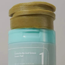 Load image into Gallery viewer, [1+1] Numbuzin No.1 Centella Re-leaf Green Toner Pad 190ml/70EA