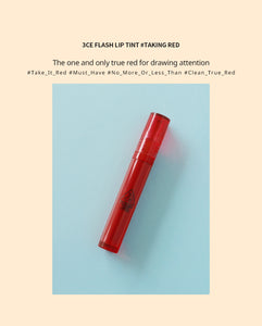 3CE Flash Lip Tint #TAKING RED