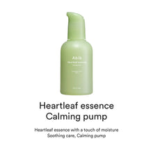 Load image into Gallery viewer, Abib Heartleaf essence Calming pump 50ml