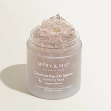 Load image into Gallery viewer, Mary&May Calendula Peptide Ageless Sleeping Mask 110g