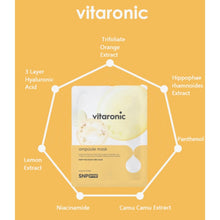 Load image into Gallery viewer, SNP Prep VITARONIC Ampoule Sheet Mask 10EA