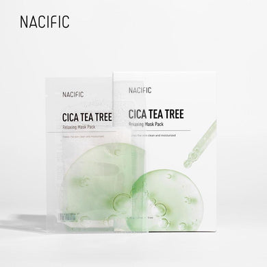 [1+1] NACIFIC Cica Teatree Relaxing Mask Pack