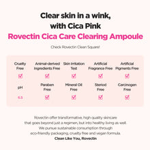 Load image into Gallery viewer, Rovectin Cica Care Clearing Ampoule 30ml EXP 2025 05 26