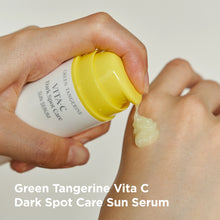 Load image into Gallery viewer, Goodal Green Tangerine Vita C Dark Spot Care Sun Serum 50ml Exp 2025 10 12