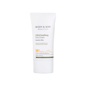 [1+1] Mary&May CICA Soothing Sun Cream SPF50+ PA++++ 50ml