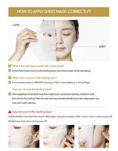 Load image into Gallery viewer, LOOKS&MEII Brightening Lift Up Perfect Fit Mask 10EA