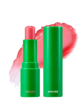 Load image into Gallery viewer, AMUSE Vegan Green Lip Balm #02 ROSE