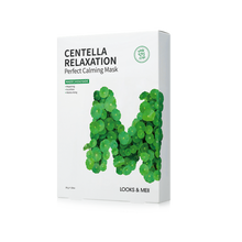 Load image into Gallery viewer, LOOKS&MEII Centella Relaxation Perfect Calming Mask 10EA