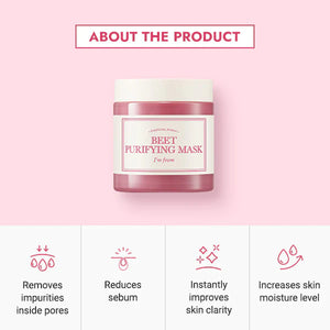 I'm From Beet Purifying Mask 110g EXP 2024 09 22