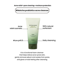 Load image into Gallery viewer, Heimish Matcha Biome Amino Acne Cleansing Foam 150ml